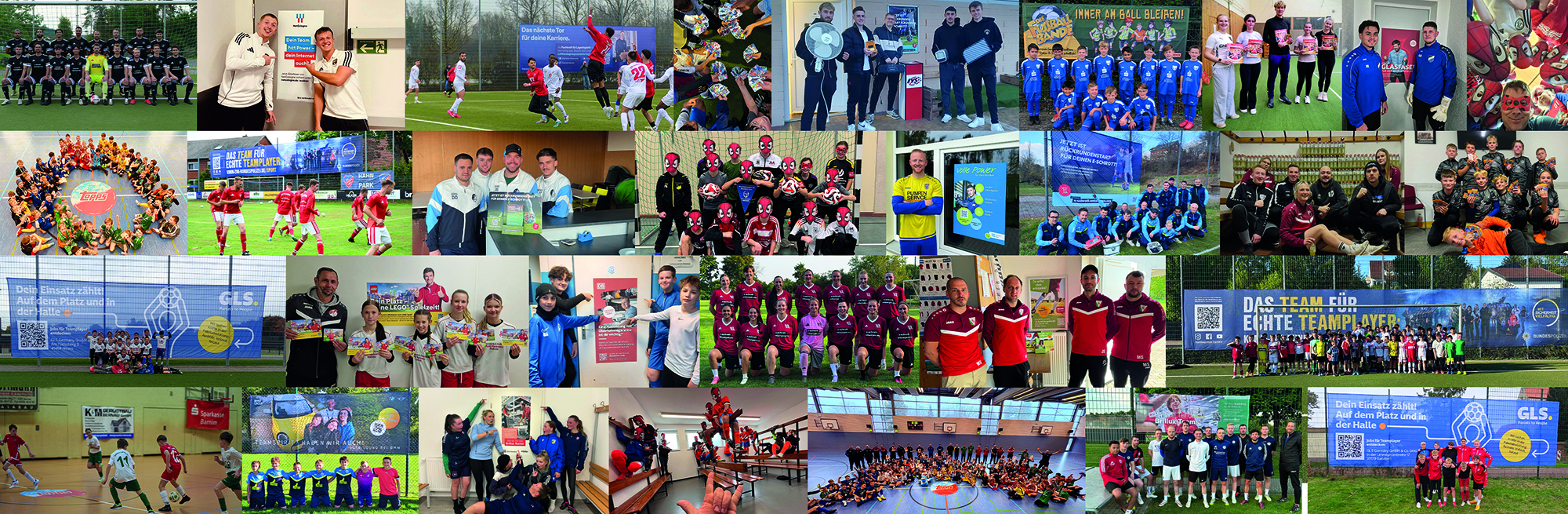 Collage von Bildern Verein Vereinsvermarktung Anschlusstor Österreich